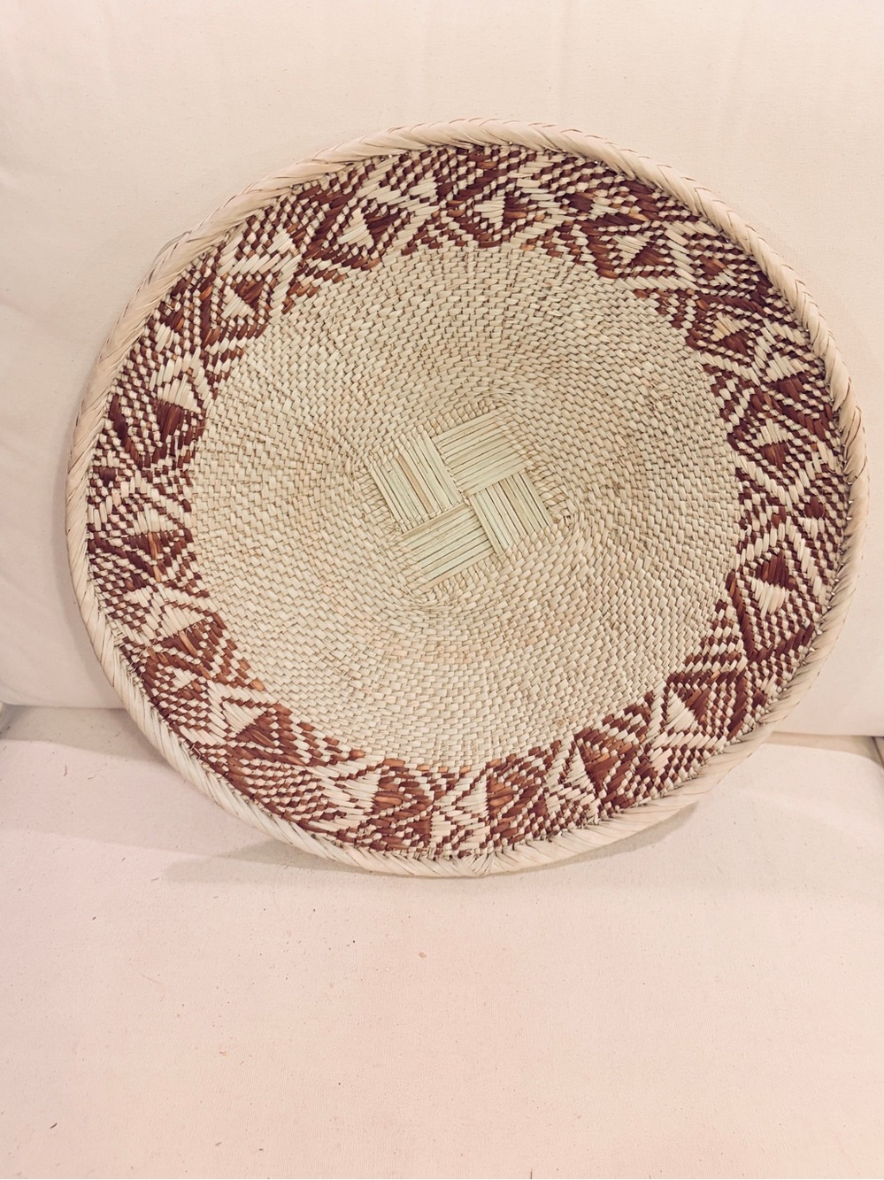 One of a Kind! NEW Woven Basket. Made by Binga people of Zambia Zimbabwe Africa